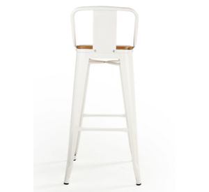 Piso Bar Tolix Taburete Asiento Madera