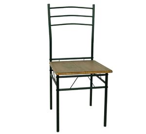 Juego de comedor 4P Capri Negro 74x70x110 cm