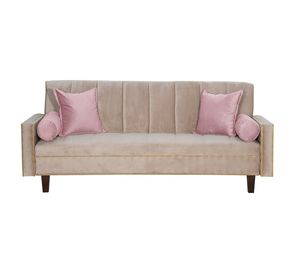 Futon Sofa Cama Vanguardia 200 x110 Beige - Rosa