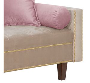 Futon Sofa Cama Vanguardia 200 x110 Beige - Rosa