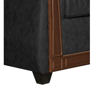 Sofá 2 Cuerpos Bristol Negro