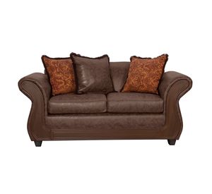 Juego de Living 3 2 Palermo Chocolate