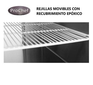 Refrigerador Industrial 410 Lt Acero Inox -5 a 5°C