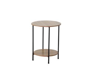 Mesa Lateral Redonda Noruega Industrial Café