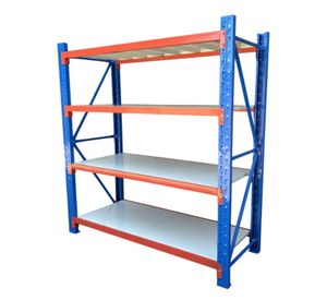Estante Mini Rack acero 2x2 mt 4 bandejas Color Cap. 800 kg