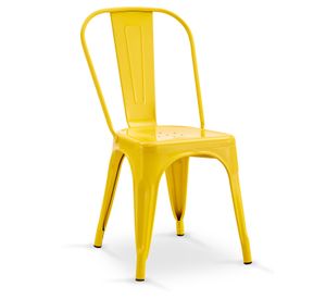 Silla Metal Tolix Amarillo