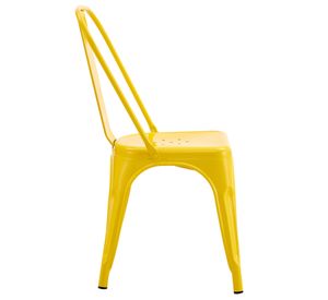 Silla Metal Tolix Amarillo