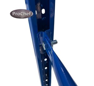 Estante Mini Rack acero 2x2 mt 4 bandejas Color Cap. 800 kg