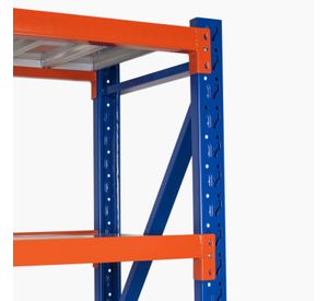 Estante Mini Rack acero 2x2 mt 4 bandejas Color Cap. 800 kg