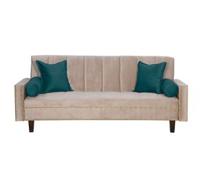 Futon Sofa Cama Vanguardia 200 x110 Beige - Verde