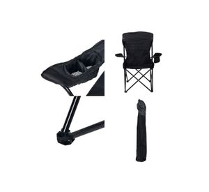 Silla Plegable Camping Llanquihue Negro