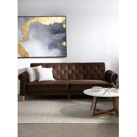 Sofá Futón 3 Cuerpos Clásico Milán EG2025