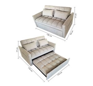 Sofa Cama Beige