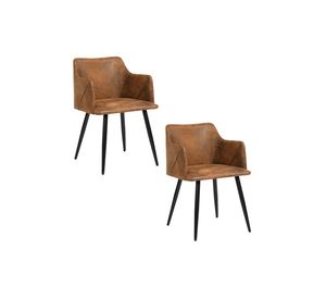 Pack 2 Sillas de Comedor Elena Café
