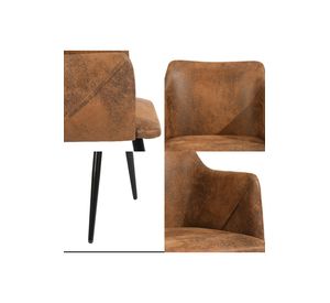 Pack 2 Sillas de Comedor Elena Café