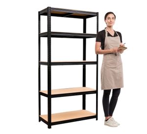 Estante 90x40x180 cm Acero Pintado 5 Band. 875 Kg