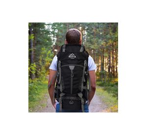 MOCHILA CAMPING 65L NEGRO
