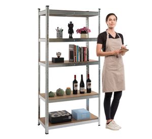 Estante 90x40x180 cm. Acero Galvanizado Cap 875 Kg