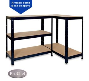 Estante Acero Pintado 120x45x180 cm 5 Band. 1250 Kg