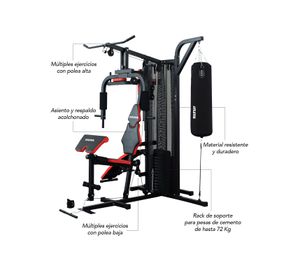 Home Gym Xtreme Force 400 - Todo en uno 72Kg