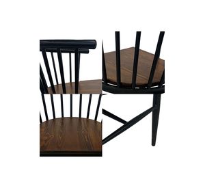 Pack 2 Sillas de Comedor Yard Negro