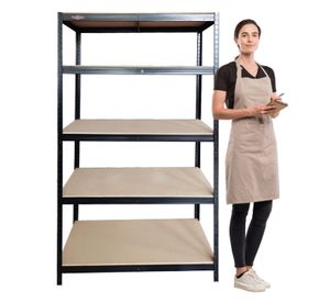 Estante 120x45x180 cm Acero Pintado 5 Band. 1325 Kg