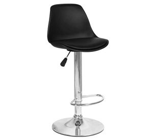 Pack 2 Sillas Altas De Bar Taburete Orlando-t Negro