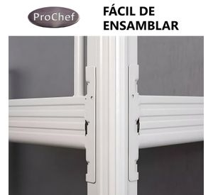 Camarote una Plaza Acero 90x200 cm Blanco