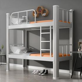 Camarote una Plaza Acero 90x200 cm Blanco