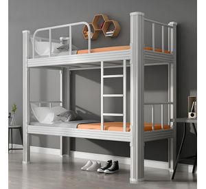 Camarote una Plaza Acero 90x200 cm Blanco