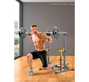 Squat Rack Multifuncional Power Sentadillas Press