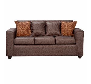 Juego de Living 3 2 Ezeiza Chocolate