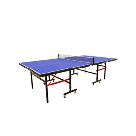 Mesa de Ping Pong Plegable Profesional Azul
