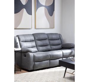 Sofa 3 Cuerpos Reclinable Portavasos Moderno Roma