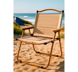 Silla Plegable Camping Calafquén Beige