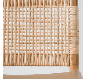 Taburete Respaldo Maine Cuero R