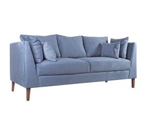 Sofá Venne 3 cuerpos Azul