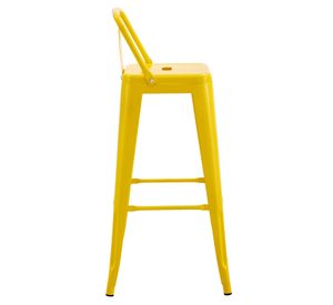 Silla Alta Metal Amarillo