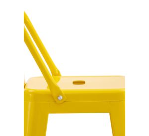 Silla Alta Metal Amarillo