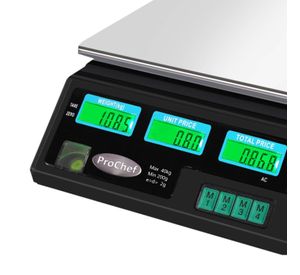 Balanza Pesa Digital 40 Kg x 2 Gr LCD Eléctrica y Batería