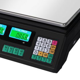 Balanza Pesa Digital 40 Kg x 2 Gr LCD Eléctrica y Batería