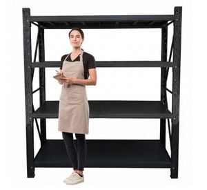 Estante Mini Rack 200x60x200 cm 800 kg Negro