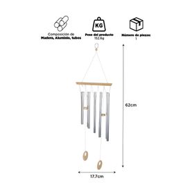 Campana de Viento Metal 62cm