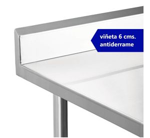 Meson Mural 60x60x85(+6) cm Acero Inoxidable