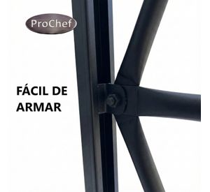 Estante Mini Rack 120x50x200 cm 400 kg Negro