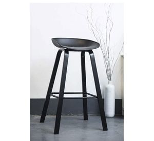 Pack 4 Pisos de Bar Estilo Nórdico Negro