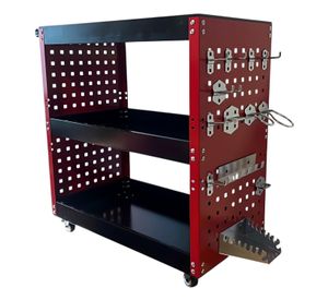 Carro de Acero para Herramientas Semi cerrado con Accesorios