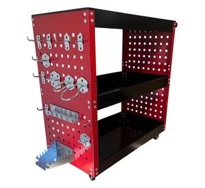 Carro de Acero para Herramientas Semi cerrado con Accesorios