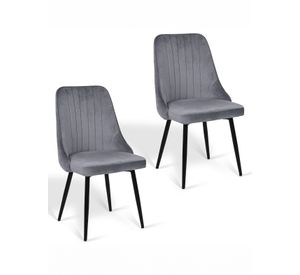 Pack 2 Silla Comedor Giorgio Gris