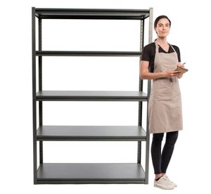 Estante Acero Sin Ranuras 120x45x180 cm. 1350 Kg.